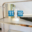 Retro Automatic Page Turning Desk Clock with Quartz Movement