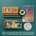 Wax Seal Stamp Set with Wax Granules and Tools