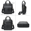 Genuine Cowhide Mens Business Briefcase