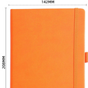 Leather Strap Notebook with Custom Logo