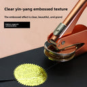 Custom Steel Seal Stamp with Engraved Plates
