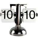 Horloge de bureau à retournement automatique de style européen Décoration rétro pour la maison