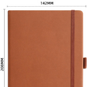 Leather Strap Notebook with Custom Logo