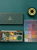 Wax Seal Stamp Set with Wax Granules and Tools