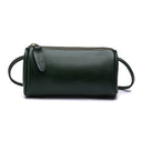 Genuine Leather Crossbody Bag with Retro Design