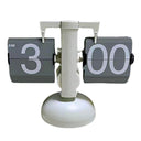 Retro Automatic Page Turning Desk Clock with Quartz Movement