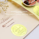 Custom Steel Seal Stamp with Engraved Plates