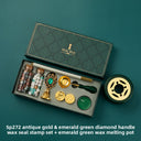 Wax Seal Stamp Set with Wax Granules and Tools