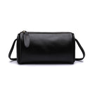 Genuine Leather Crossbody Bag with Retro Design