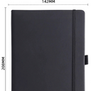 Leather Strap Notebook with Custom Logo