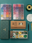 Wax Seal Stamp Set with Wax Granules and Tools