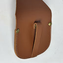 Boussole de poche rétro avec étui en cuir